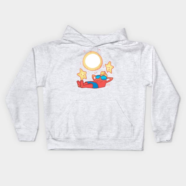 CRISPY SUNNER Kids Hoodie by mikejbecker